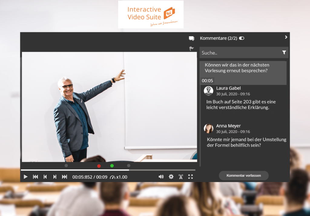 Social Video für digitale Vorlesungen an der Hochschule