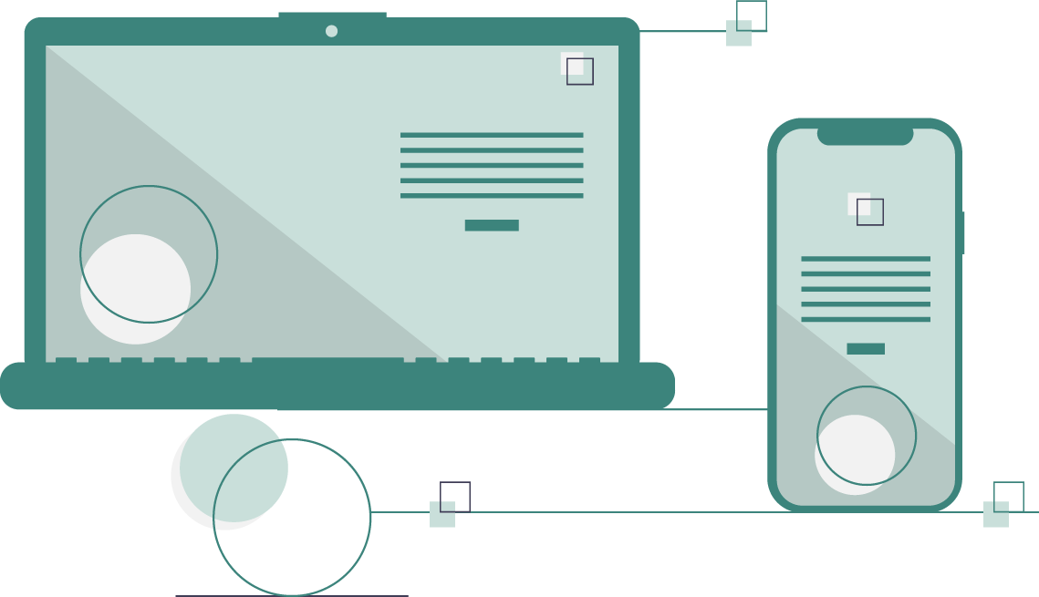 Grafik Laptop Smartphone