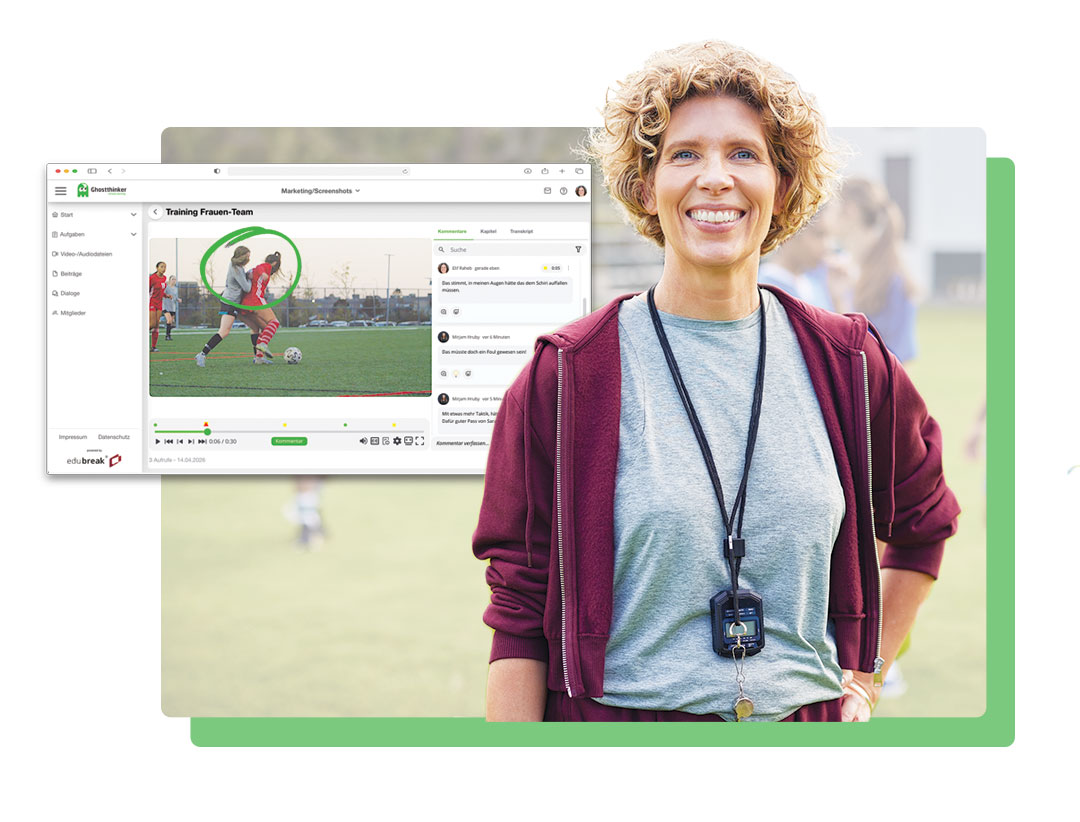 Trainerin Social Video Player